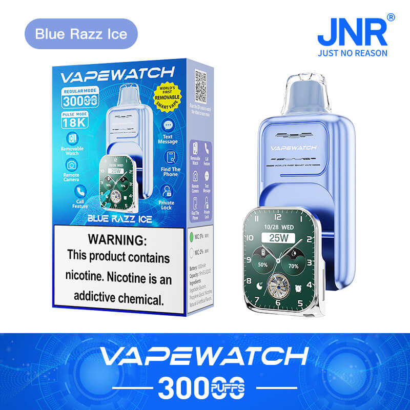 jnr-vape-watch-montre-puff-30K-france-belgique-prix-lot-grossiste-1Blue-Razz-Ice